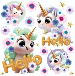 immagini termoadesive Pony World – set 15 × 21 cm