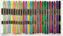 Playbox fili di cotone per ricamo e creazioni 25 pz