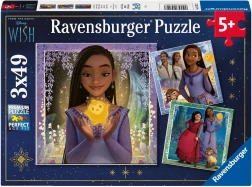 Puzzle Ravensburger Disney Wish 3×49 pezzi