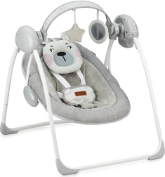 Sdraietta a dondolo con melodie MoMi LISS orsetto rosa