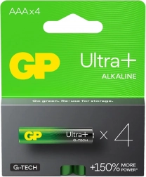 Batterie alcaline AAA GP Ultra+ 4pz G-TECH