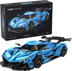 Set di costruzione CADA Master blu V12 hypercar 1:8 (3865 pezzi)