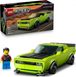 lego speed champions dodge challenger srt hellcat – auto sportivo per bambini