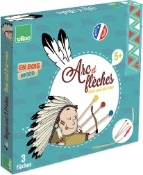 Set di tiro con l’arco per bambini in legno con frecce a ventosa