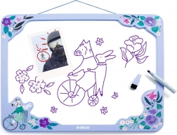 Djeco lavagna magnetica cancellabile zebra con cornice in legno