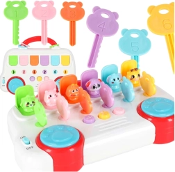 Autobus educativo musicale con chiavette e animaletti a sorpresa