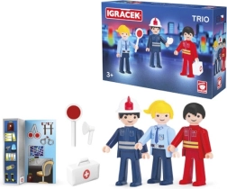 Igráček Trio Soccorso – pompiere, poliziotto e soccorritore