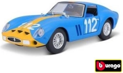 Kit di montaggio del modello in metallo BBURAGO FERRARI 250 GTO 1:24 – blu