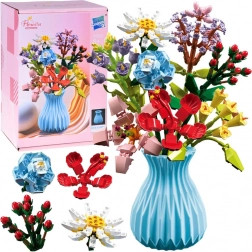 Set di costruzione bouquet di fiori di campo in vaso – 8 modelli