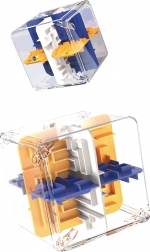 Cubo labirinto 3D 9 cm – gioco rompicapo colorato