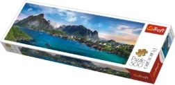 Puzzle panoramico da 500 pezzi – Isole Lofoten, Norvegia