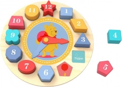 Orologio in legno con motivi Disney