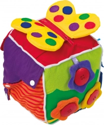 Small Foot cubo attivo in peluche per bambini