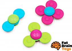 Fat Brain WhirlySquigz spinner per bambini, 3 pezzi