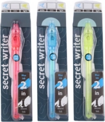Penna con inchiostro invisibile 2 in 1