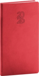 Diario tascabile 2026 rosso