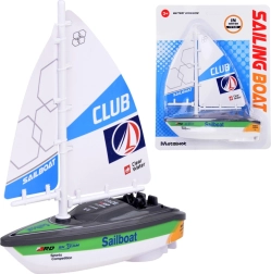 Barca a vela colorata per l’acqua a batterie – Colorata