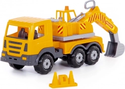 Escavatore in plastica Auto Prestige 43 cm – braccio girevole e benna meccanica