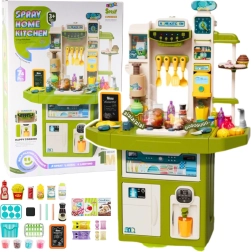 Cucina giocattolo con luci, suoni e accessori - 71 pz