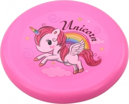 Disco volante Frisbee Unicorno rosa