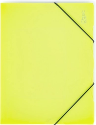 Cartellina con elastico A4, opaca, verde lime