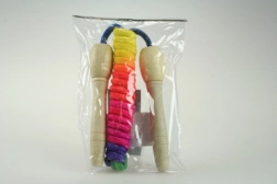 Corda per saltare 2 m in legno zebrato