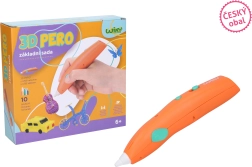 Penna 3D WIKY arancione con set base