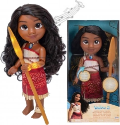 Disney Princess bambola canora MOANA con tatuaggi luminosi e pagaia 35 cm