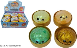 Squishy antistress a forma di dumpling con glitter
