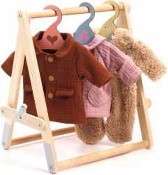 Appendiabiti con grucce per bambola Djeco