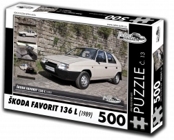 Puzzle RETRO-AUTA Škoda Favorit 136 L 500 pezzi