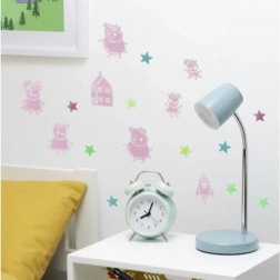 Adesivi luminosi da parete Peppa Pig