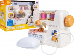 macchina da cucire per bambini con accessori – bianca