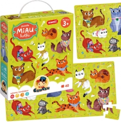 CzuCzu puzzle MIAU gattini 40 pezzi