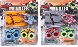 Auto in metallo spara fuoco 2 pezzi