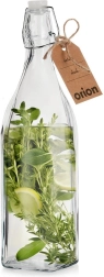 Bottiglia in vetro con chiusura a clip 1 l