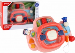 Simulatore di guida interattivo multifunzionale con volante rosa