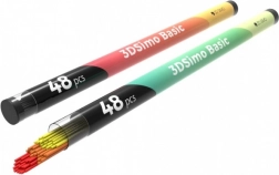 filamento pcl pro penna 3d basic – set 3 colori, 15 m