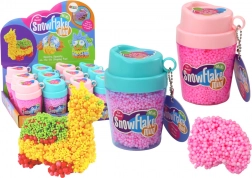 Palline di schiuma rosa Squishy nel contenitore