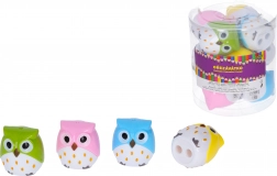 Temperamatite doppio con serbatoio – gufo