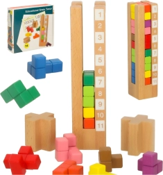 Puzzle Educativo di Legno Montessori Colorato