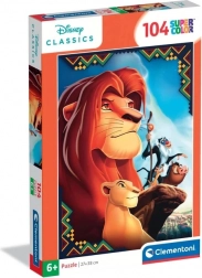 Clementoni puzzle 104 Super Color – Il re leone