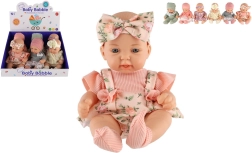 Bambola bebè con corpo rigido in plastica 26 cm – mix di vestitini, set da 6 pz