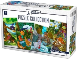 Puzzle Le favole di La Fontaine 4in1 (24, 35, 48, 60 pezzi)