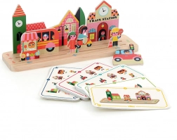 Gioco in legno Vilac Costruiscilo correttamente! Città