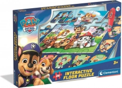 Puzzle da pavimento interattivo PAW PATROL con penna elettronica 70 × 100 cm (24 pezzi)