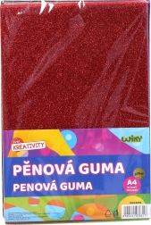 Gomma piuma A4 con glitter, 10 pezzi