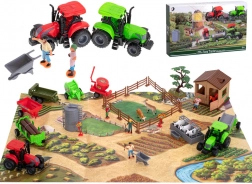Fattoria con animali e macchine, 49 pezzi – set di gioco per bambini