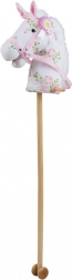 Cavallo rosa su bastone Bigjigs Toys