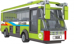 Set di costruzione compatibile BLOXO autobus 244 pezzi